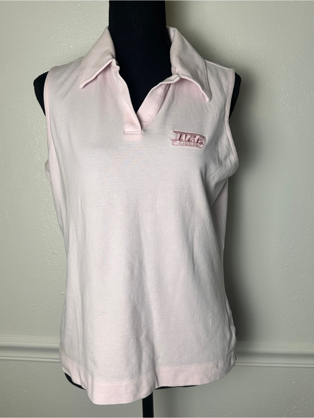 Cutter & Buck Pale Pink Embroidered Logo Polo